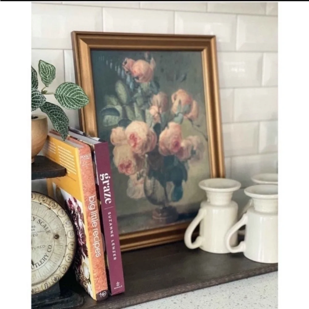 Threshold antique floral